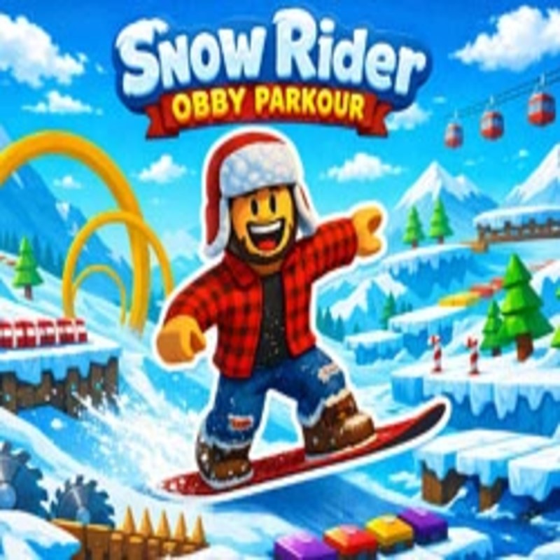 Snow Rider Obby Parkour