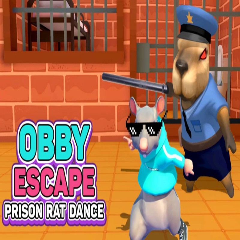 Obby Escape: Prison Rat Dance